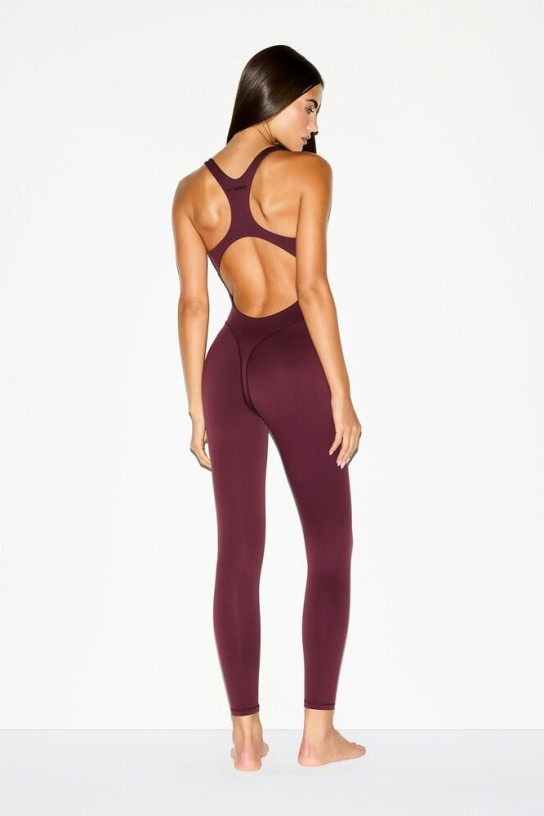 Nike&Skims Matte Racer Long Onesie