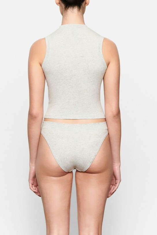 Skims Cotton Jersey Cheeky Tanga