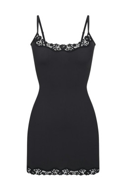Skims Cotton Lace Slip Dress