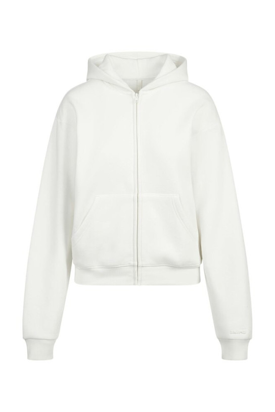 Skims Cotton Fleece Classic Zip Up Hoodie
