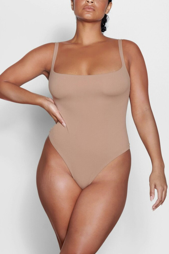 Skims Fits Everybody Square Neck Bodysuit