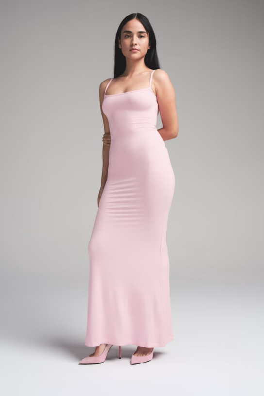 Skims Soft Lounge Petite Long Slip Dress