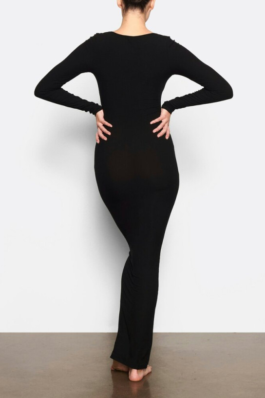 Skims Soft Lounge Petite Long Sleeve Dress