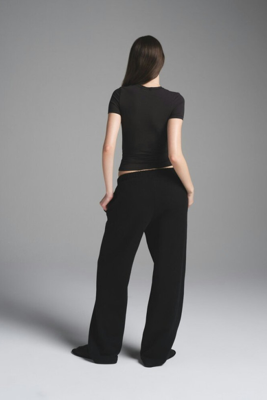 Skims Cotton Fleece Classic Straight Leg Pants