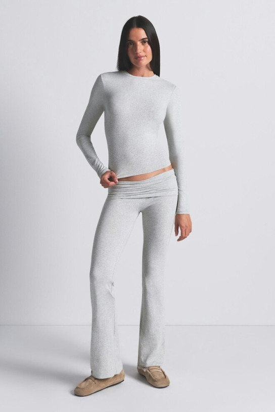 Skims Cotton Jersey Long Sleeve T-Shirt