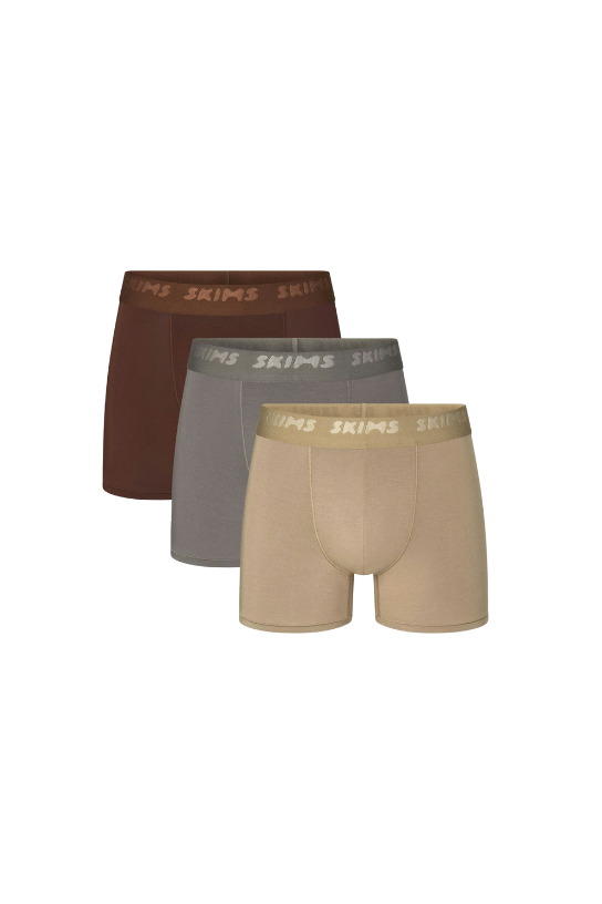 Skims Stretch Mens 3" Boxer Brief 3-Pack