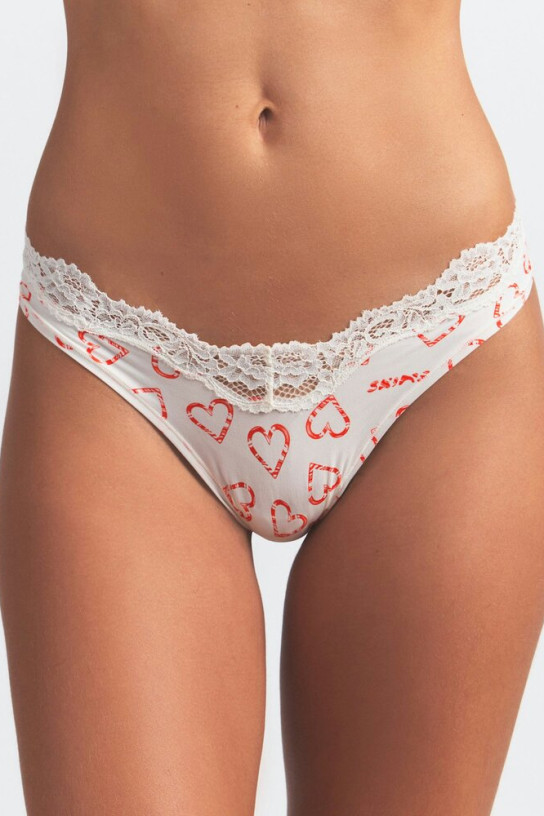 Skims Fits Everybody Lace Dipped Thong 5-Pack