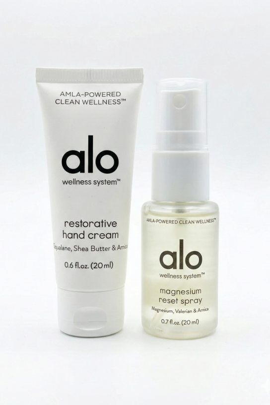 Alo Mini Magnesium Spray + Restorative Hand Cream