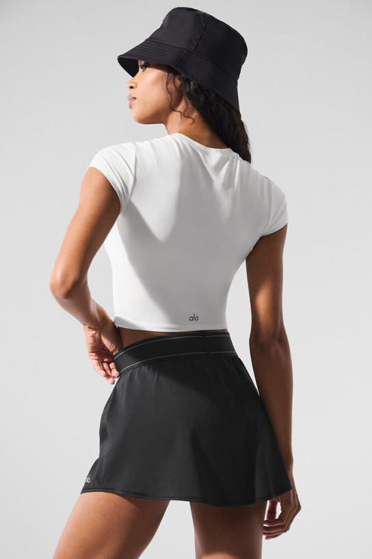 Alo Alosoft Crop Finesse Short Sleeve