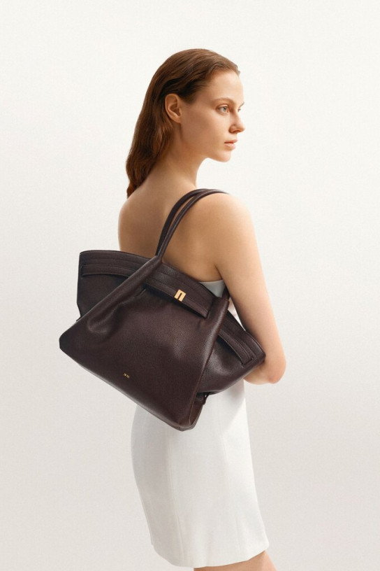 JW PEI Hana Medium Faux Suede Tote Bag