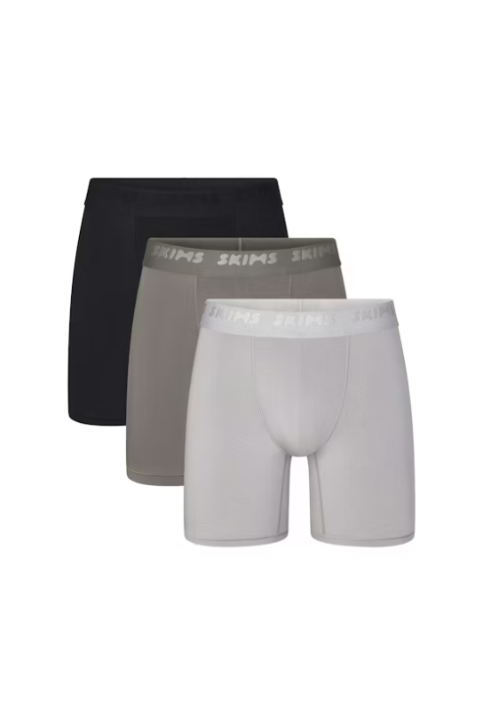 Skims Stretch Mens 5" Boxer Brief 3-Pack
