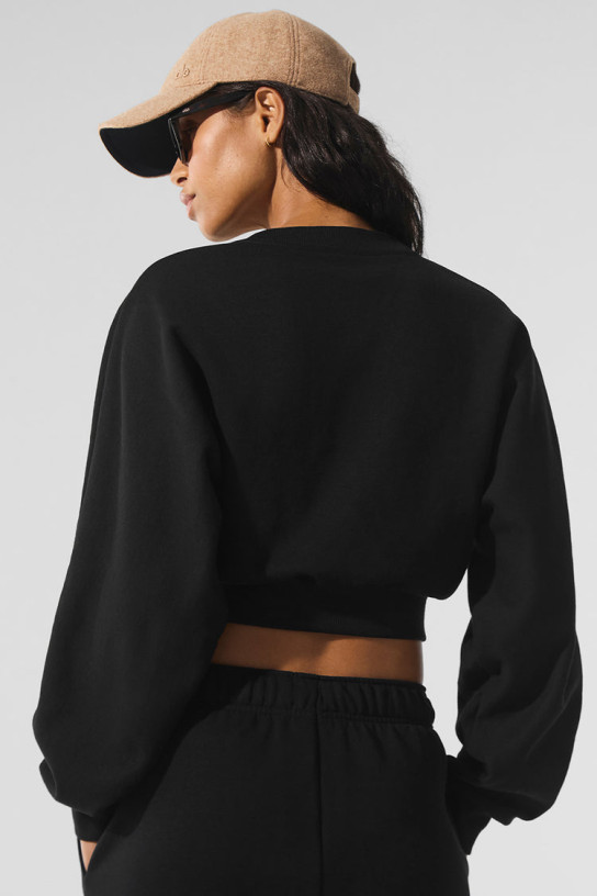 Alo Cropped Accolade Crewneck