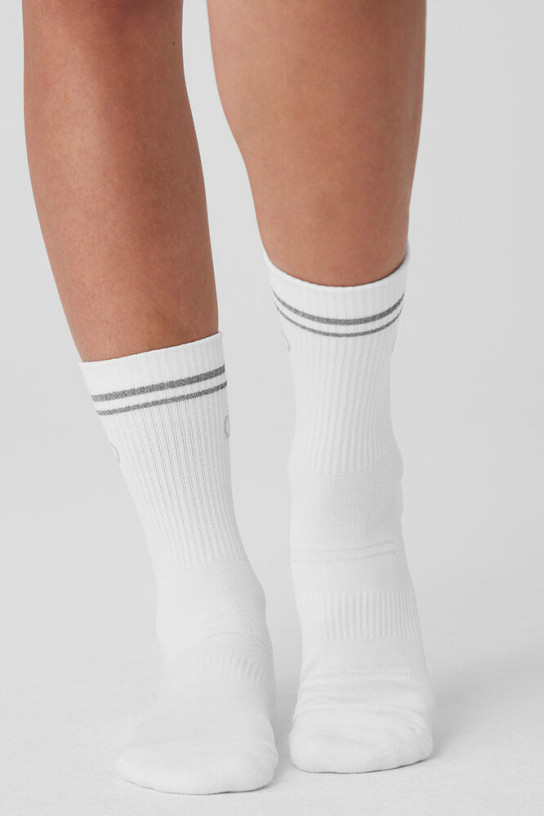 Alo Unisex Half-Crew Performance Sock