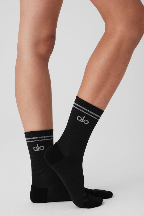 Alo Unisex Half-Crew Performance Sock