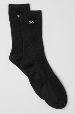 Alo Unisex Half-Crew Understated Sock