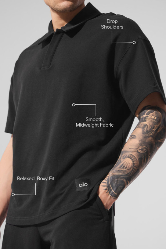 Alo Double Take Short Sleeve Polo (men)
